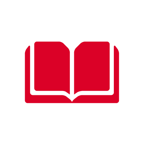 Rød bok ikon